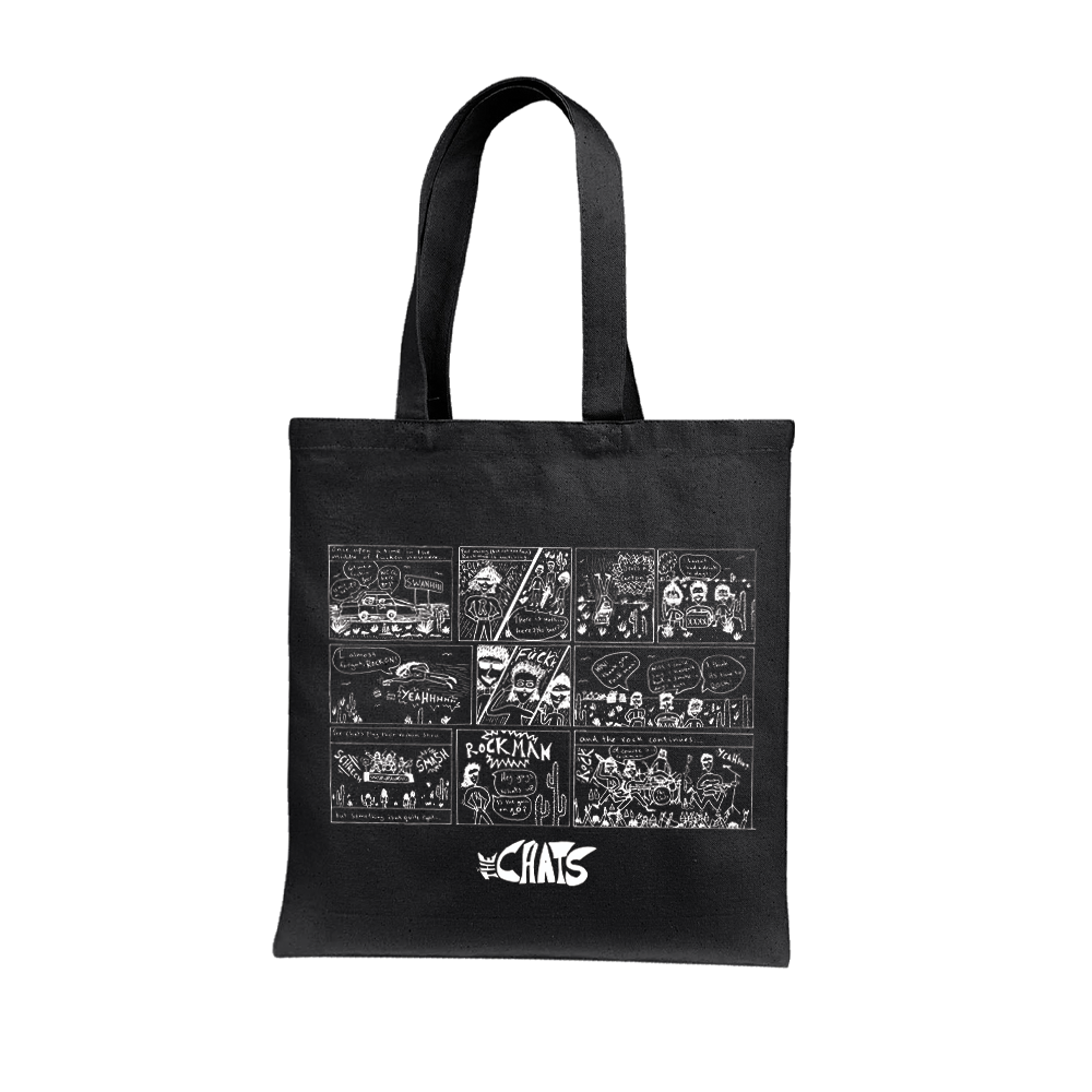 Comic Tote Bag (Black)