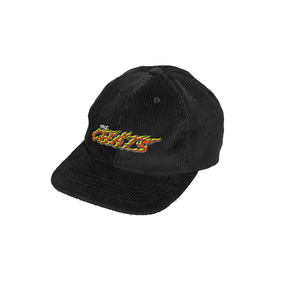 Flames Logo Corduroy Hat (Black)